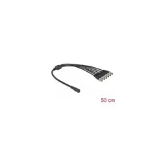 Delock DC Verteilerkabel 5.5 x 2.1 mm 1 x Buchse zu 6 x Stecker verschraubbar