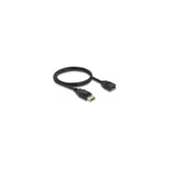 DELOCK DisplayPort 1.2 Verlngerungskabel 4K 60Hz 1m
