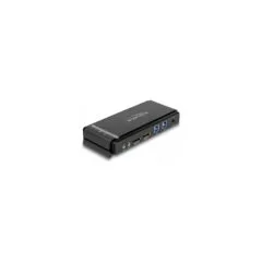 DELOCK DisplayPort 1.4 KVM Switch 8K 60 Hz mit USB 5 Gbps und Audio