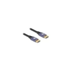 DELOCK DisplayPort Kabel 8K 60 Hz 2m flieder Metall