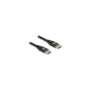 DELOCK DisplayPort Kabel 8K 60 Hz 2m schwarz Metall