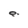 DELOCK DisplayPort Kabel Stecker gerade zu Stecker 90 rechts gewinkelt 8K 60 Hz 5 m