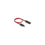 Delock DL4 Solar Flachbandkabel Stecker zu Buchse 60 cm rot