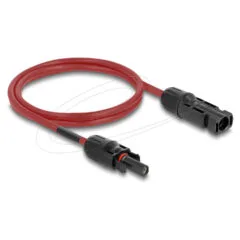 Delock DL4 Solar Kabel 4 mm2 Stecker zu Buchse 1 m rot
