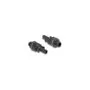 Delock DL4 Solar Konnektoren zum Crimpen. Stecker und Buchse. schwarz 2 Stück
