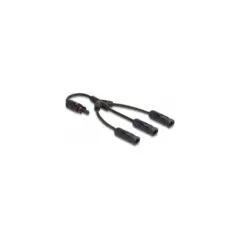 Delock DL4 Solar Splitter Kabel 1 x Buchse zu 3 x Stecker 35 cm schwarz