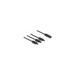 Delock DL4 Solar Splitter Kabel 1 x Stecker zu 3 x Buchse 35 cm schwarz