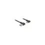 Delock EASY-USB 2.0 Kabel Typ-A Stecker zu USB Type-CTM Stecker gewinkelt links rechts 0.2 m schwarz
