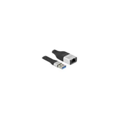 Delock FPC Flachbandkabel USB Typ-A zu Gigabit LAN 10 100 1000 Mbps 13 cm