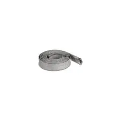 Delock Geflechtschlauch mit Reißverschluss hitzebeständig 3 m x 20 mm grau