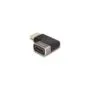 DELOCK HDMI Adapter Stecker zu Buchse 90 rechts gewinkelt 8K 60 Hz grau Metall