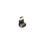 DELOCK HDMI Adapter Stecker zu Buchse 90 unten gewinkelt 8K 60 Hz grau Metall