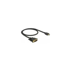 Delock HDMI zu DVI 18+1 Kabel bidirektional 0.5 m