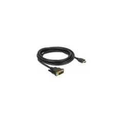 Delock HDMI zu DVI 18+1 Kabel bidirektional 3 m