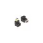 DELOCK High Speed HDMI with Ethernet Adapter Stecker zu Buchse gewinkelt 8K 60 Hz schwarz