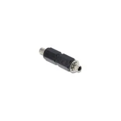 Delock Hohlstecker Adapter DC 5.5 x 2.5 mm Buchse auf Buchse mit Gewinde gerade