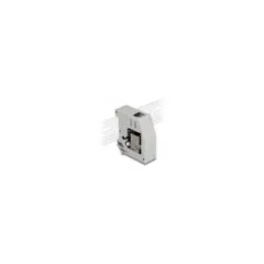 Delock Hutschienenadapter mit Keystone Modul RJ45 Buchse zu RJ45 Buchse Cat.6A