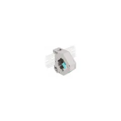 Delock Hutschienenadapter mit Keystone SC Simplex Buchse zu SC Simplex Buchse aqua