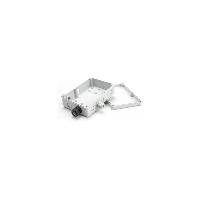 Delock Installationsgehäuse mit Kabeleinführungen 180 x 125 x 57 mm grau — image 4