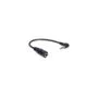 Delock Kabel Audio Klinke 2.5 mm Stecker gewinkelt to 3.5 mm Buchse 3 Pin 14 cm