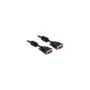 Delock Kabel DVI 24+5 Stecker to DVI 24+5 Stecker 3 m schwarz