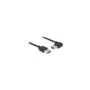 Delock Kabel EASY-USB 2.0 Typ-A Stecker to EASY-USB 2.0 Typ-A Stecker gewinkelt links rechts 3 m