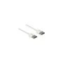 DELOCK Kabel High Speed HDMI mit Ethernet - HDMI-A Stecker to HDMI-A Stecker 3D 4K 0.5 m Slim High Quality