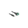 Delock Kabel Klinkenstecker 2.5 mm 4 Pin zu Terminalblock Adapter 20 cm