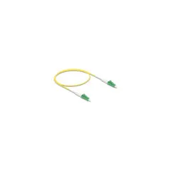 Delock Kabel Lichtwellenleiter LC-APC zu LC-APC Simplex Singlemode OS2 0.5 m