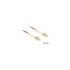 Delock Kabel Lichtwellenleiter LC zu LC Multimode OM4 0.5 m