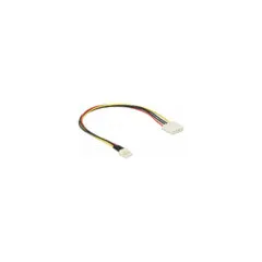 Delock Kabel Power Floppy 4 Pin Stecker to Molex 4 Pin Buchse 30 cm