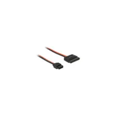 Delock Kabel Power SATA 15 Pin Buchse to Power Slim SATA 6 Pin Buchse (5 V) 24 cm