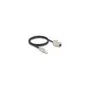 Delock Kabel RJ45 Stecker feldkonfektionierbar zu Keystone Modul RJ45 Buchse Cat.6A 1 m