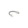 Delock Kabel RJ45 Stecker feldkonfektionierbar zu Keystone Modul RJ45 Buchse Cat.6A 25 cm