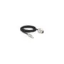 Delock Kabel RJ45 Stecker feldkonfektionierbar zu Keystone Modul RJ45 Buchse Cat.6A 3 m