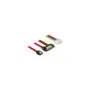 Delock Kabel SATA 6 Gb s 7 Pin Buchse + Molex 4 Pin Strom Stecker to SATA 22 Pin Buchse gerade Metall 30 cm