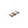 Delock Kabel SATA 6 Gb s 7 Pin Buchse + SATA 15 Pin Strom Stecker to SATA 22 Pin Buchse unten gewinkelt Metall 30 cm