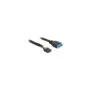DELOCK Kabel USB 2.0 Pin Header Buchse to USB 3.0 Pin Header Stecker 60cm