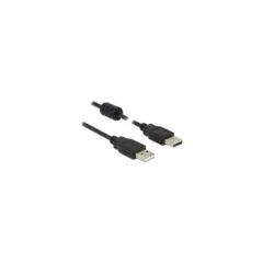 DELOCK Kabel USB 2.0 Typ-A Stecker to USB 2.0 Typ-A Stecker 0.5 m schwarz