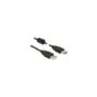 DELOCK Kabel USB 2.0 Typ-A Stecker to USB 2.0 Typ-A Stecker 0.5 m schwarz