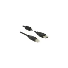 DELOCK Kabel USB 2.0 Typ-A Stecker to USB 2.0 Typ-B Stecker 1.5 m schwarz