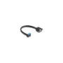 Delock Kabel USB 5 Gbps Pfostenbuchse 90° gewinkelt zu 2 x USB 5 Gbps Typ-A Buchse zum Einbau 50 cm
