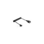 Delock Kabel USB micro-B Stecker gewinkelt to USB 2.0-A Buchse OTG Spiralkabel