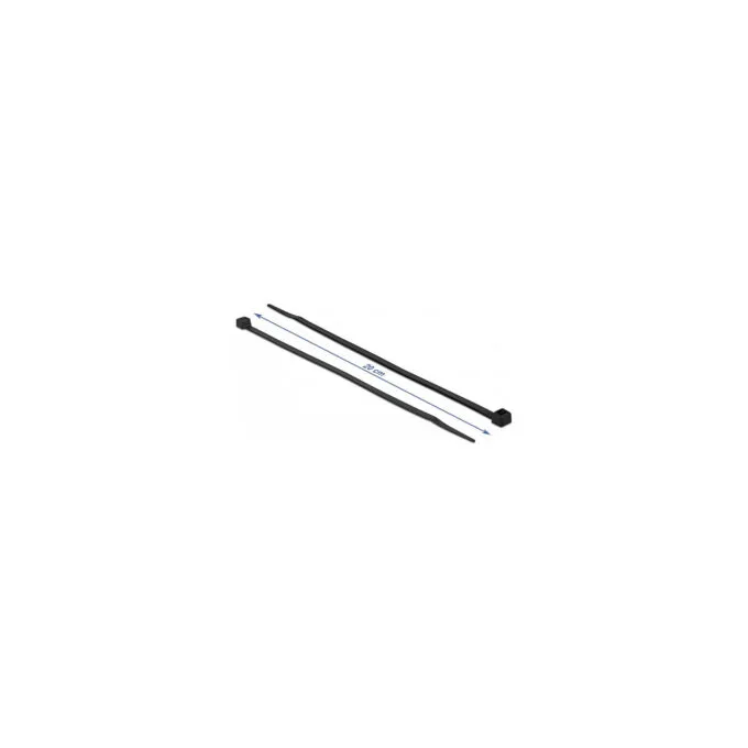 Delock Kabelbinder kälteresistent L 200 x B 4.8 mm schwarz 100 Stück — image 2