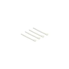 Delock Kabelbinder lösbar weiß L 150 x B 7.5 mm 100 Stück