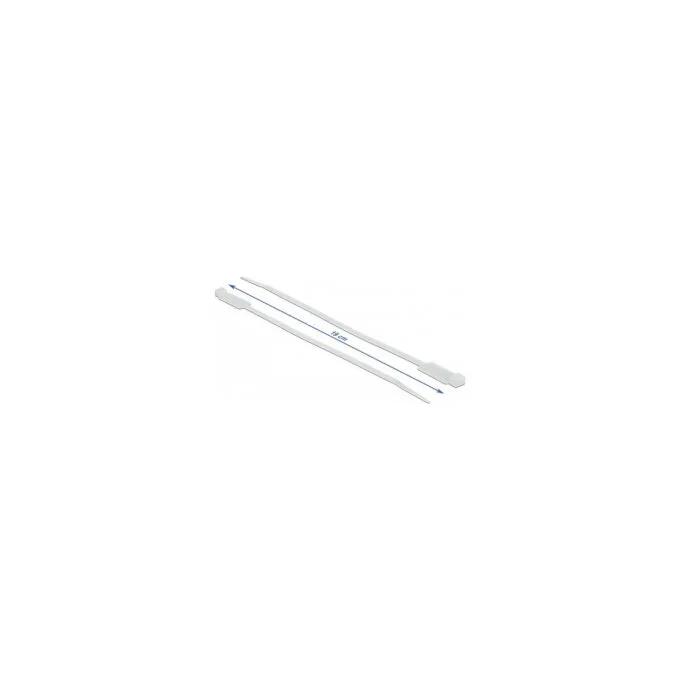 Delock Kabelbinder mit Beschriftungsfeld L 190 x B 4.8 mm weiß 10 Stück — image 2