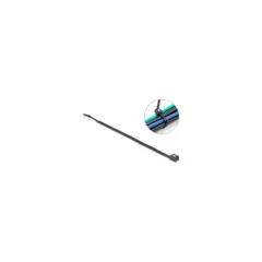 Delock Kabelbinder selbstschneidend L 370 x B 4.8 mm 50 Stück schwarz