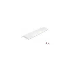 Delock Kabelkanal selbstklebend mit Kabelbefestigung 85 x 10 mm - Länge 300 mm 2 Stück weiß