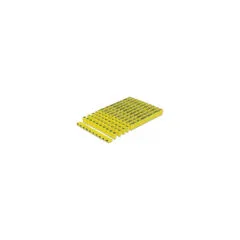 Delock Kabelmarker Clips A-Z gelb 260-teilig