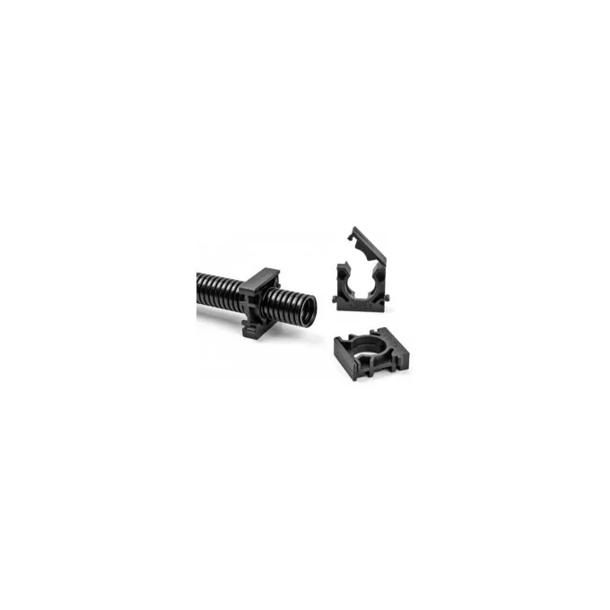 Delock Kabelschlauchhalter mit Verschlussclip 25 mm 4 Stück schwarz — image 5